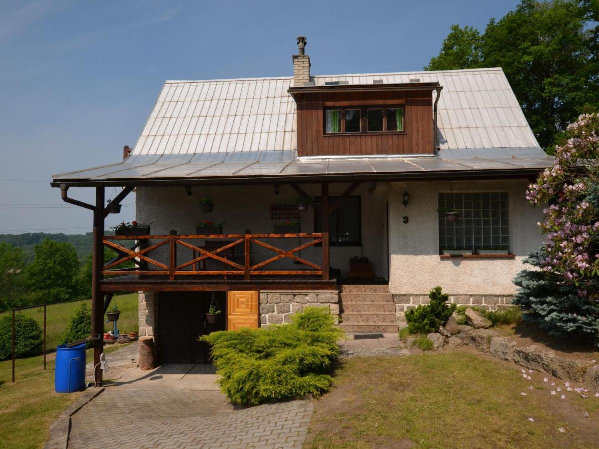 Villa House With The Pool And Fenced Garden Hnanice  Exterior foto